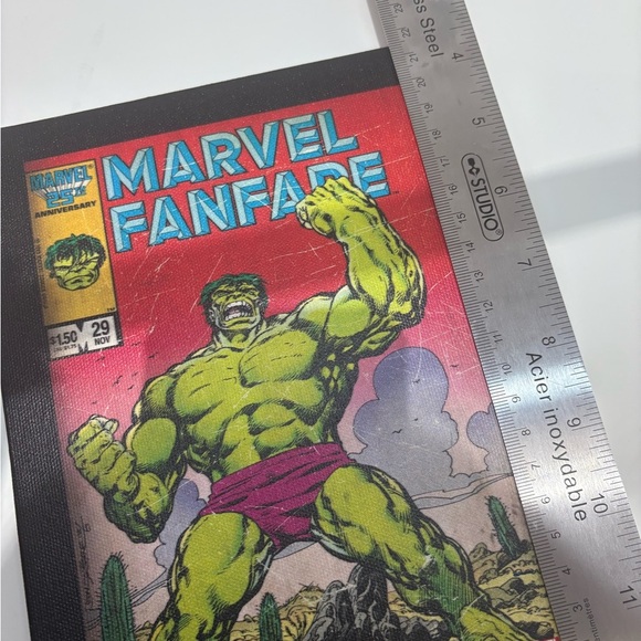 Marvel Fanfare #29 Hulk Comic Cover Canvas Print-Retro Vintage Wall Art 15x20cm - Picture 4 of 7
